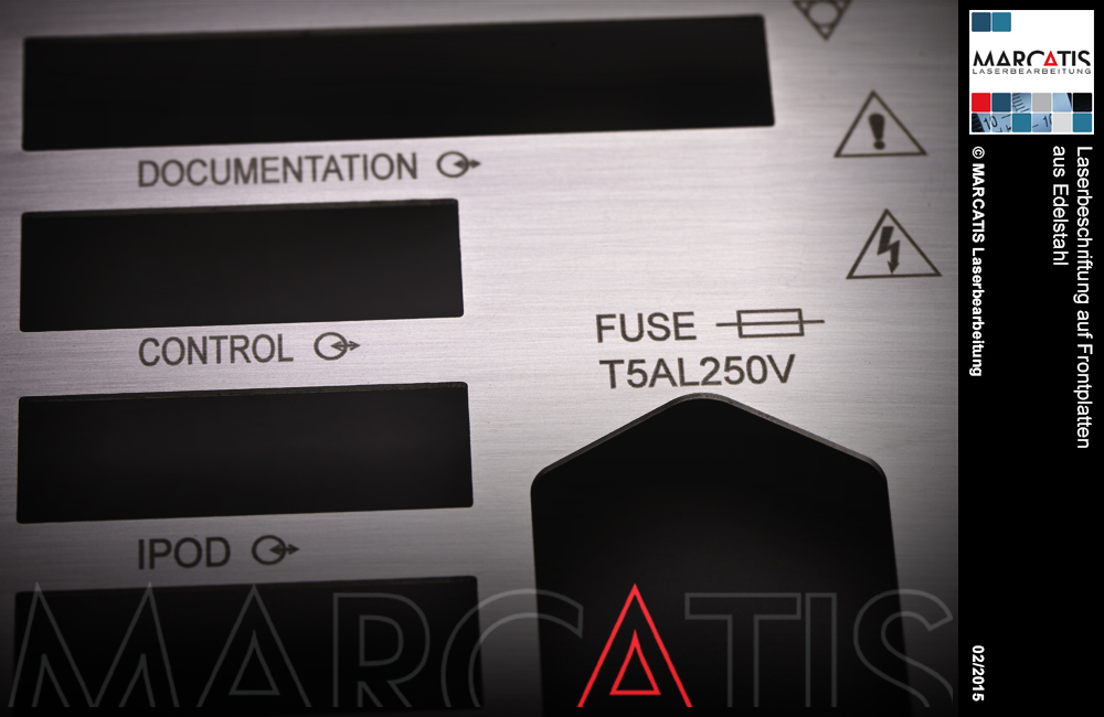 Laserbeschriftung ermöglicht großflächige und ansatzfreie Beschriftung von Edelstahl