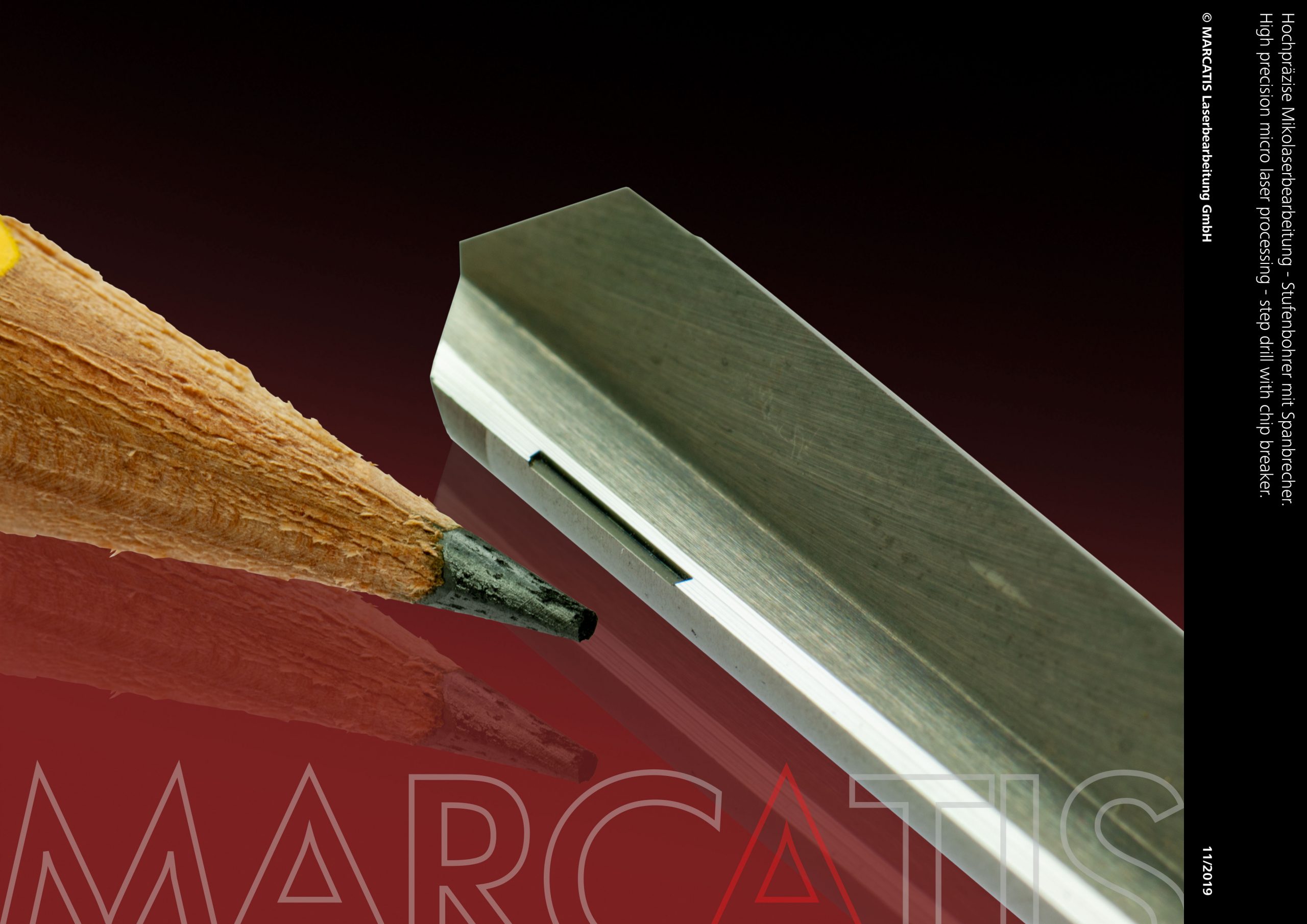 Mikrolasergravur von Spanleitstufen und Spanbrechern bei MARCATIS